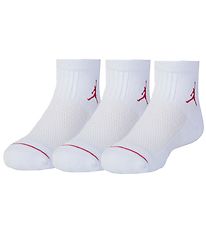 Jordan Ankelstrømper - 3-pak - Jumpman Quarter - Hvid