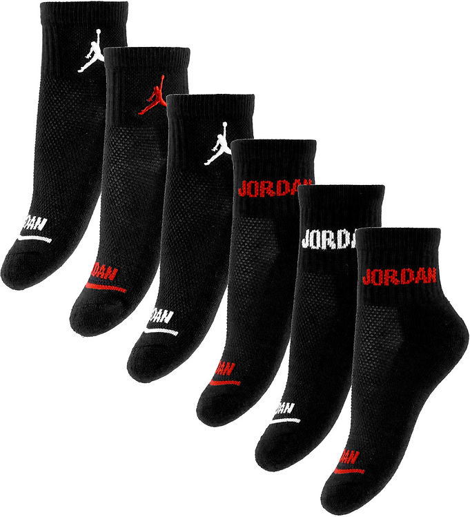 Jordan Ankelstrømper - 6-pak - Legend Cushioned Ankle - Sort