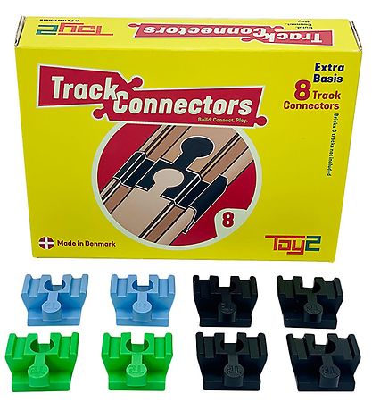 - 8 pces Toy2 Track Connectors - Basic Connecteurs