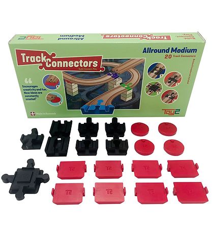 Toy2 Track Connectors - 20 stk. - Allround Medium Toy2 Track Connectors - 20 stk. - Allround Medium