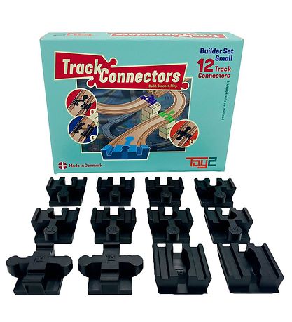 Toy2 Track Connectors - 12 pcs - Builder Set Small Toy2 Track Connectors - 12 pcs - Builder Set Small