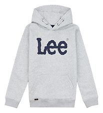Lee Hættetrøje - Wobbly Graphic - Vintage Grey Heather Lee Hættetrøje - Wobbly Graphic - Vintage Grey Heather