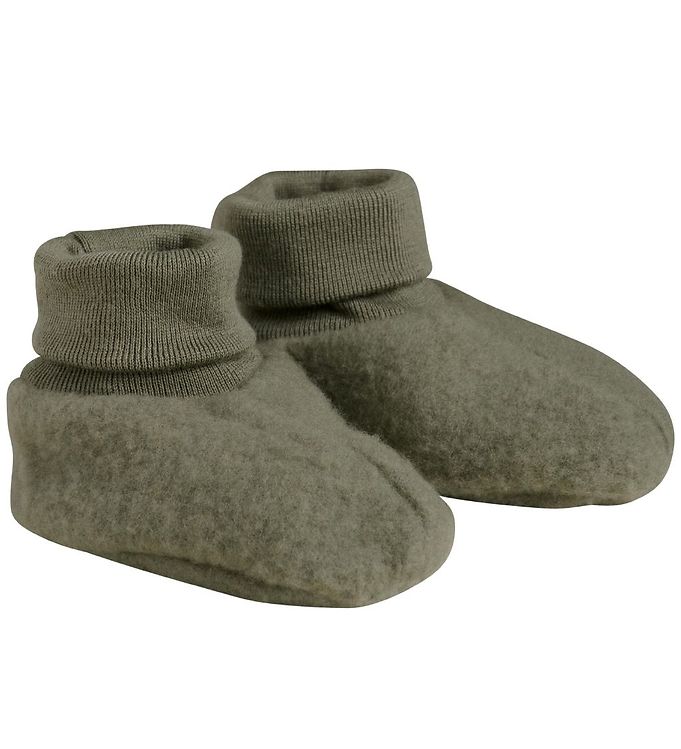 Fixoni Baby Futter i merinould - Deep Lichen Green - 50/56