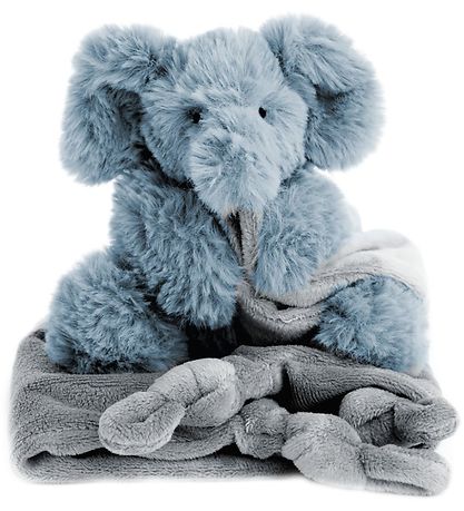 NatureZoo Nusseklud - Elefant - 35x35 cm - Dusty Navy NatureZoo Nusseklud - Elefant - 35x35 cm - Dusty Navy