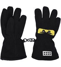 LEGO® Ninjago Handsker - Fleece - Sort m. Øjne LEGO® Ninjago Handsker - Fleece - Sort m. Øjne
