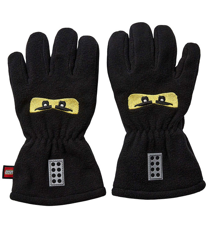 LEGOÂ® Ninjago Handsker - Fleece - Sort m. Øjne