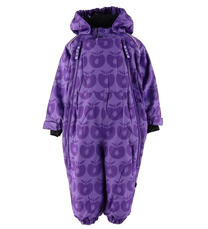 Småfolk Flyverdragt - Purple Heart m. Æbler Småfolk Flyverdragt - Purple Heart m. Æbler