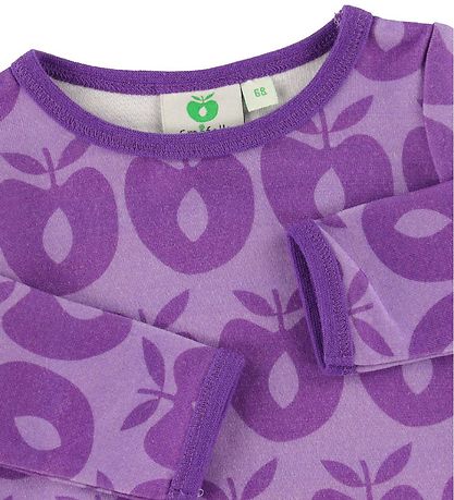 Småfolk Bluse - Uld - Retro Apple - Viola Småfolk Bluse - Uld - Retro Apple - Viola