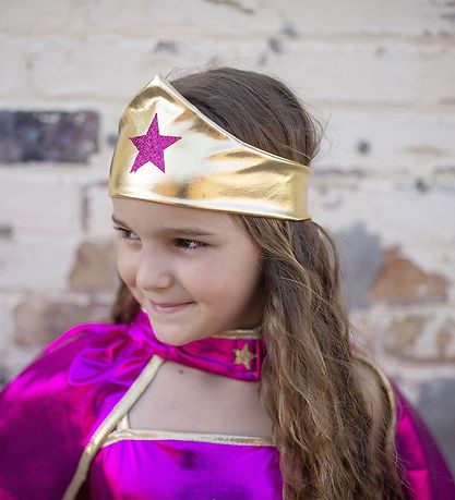 Great Pretenders Udklædning - Superhero Star - Magenta Great Pretenders Udklædning - Superhero Star - Magenta