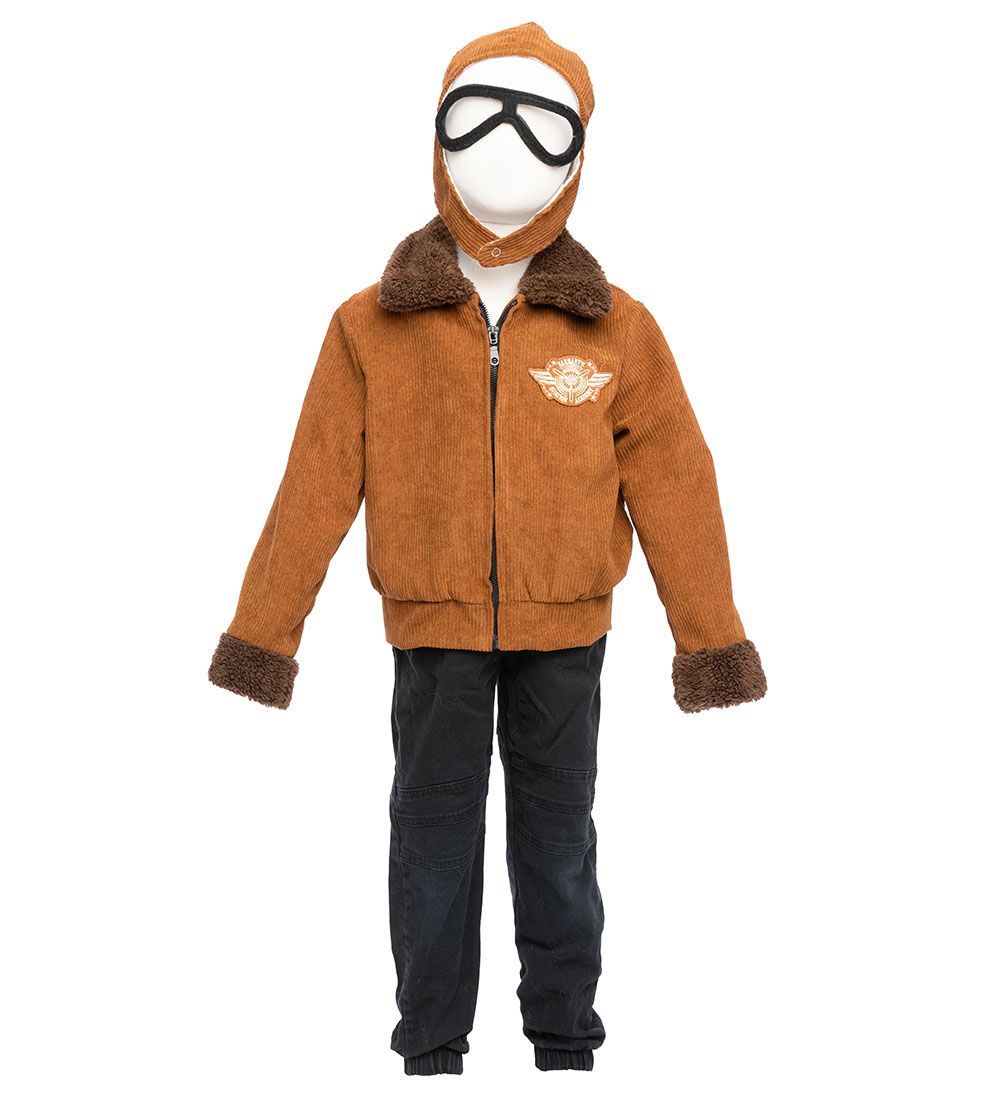 Great Pretenders Kostüm - Amelia The Pioneer Pilot - Braun - Great Pretenders - 5-6 Jahre (110-116) - Kostüme