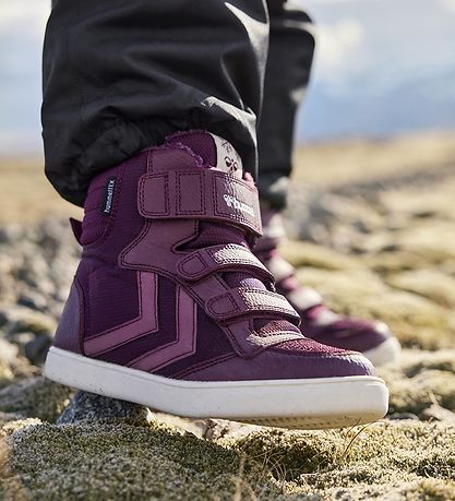 Hummel Vinterstøvle - Stadil Super Poly Tex Jr - Windsor Wine