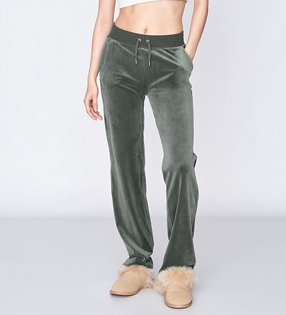 Juicy Couture Velourbukser - Dark Moss Juicy Couture Velourbukser - Dark Moss