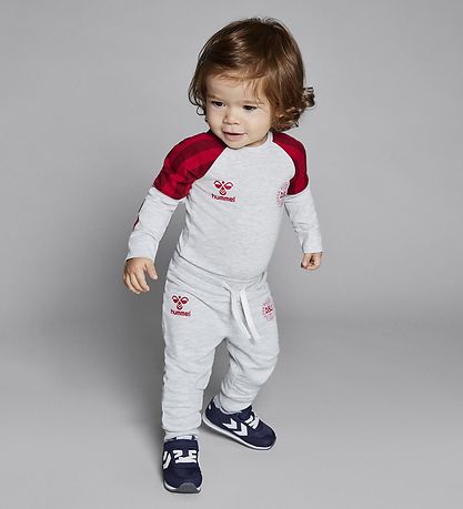Hummel Body l/æ - DBU - hmlHonor - Light Grey Melange