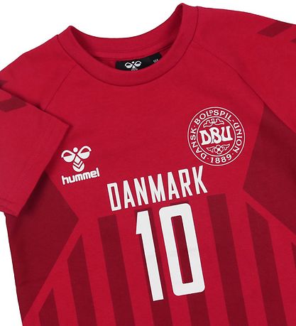 Hummel T-shirt - DBU - hmlCelebrate - Red Hummel T-shirt - DBU - hmlCelebrate - Red