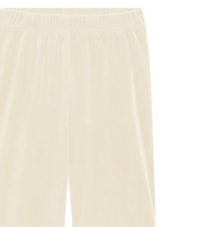 Grunt Bukser - Melis - Velour - Cream White Grunt Bukser - Melis - Velour - Cream White
