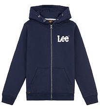 Lee Cardigan m. Huva - Wobbly Grapic BB Zip - Marinblå Blazer Lee Cardigan m. Huva - Wobbly Grapic BB Zip - Marinblå Blazer