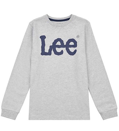 Lee Bluse - Wobbly Graphic - Vintage Grey Heather Lee Bluse - Wobbly Graphic - Vintage Grey Heather
