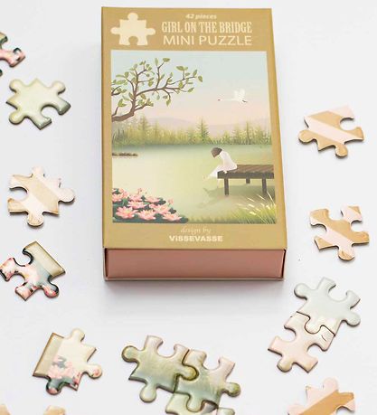 Vissevasse Puslespil - Mini - 10x13 cm - Girl On The Bridge Vissevasse Puslespil - Mini - 10x13 cm - Girl On The Bridge
