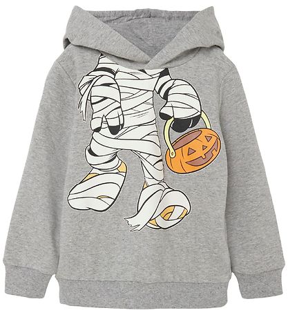 Name It Hættetrøje - NmmOtis - Grey Melange