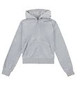 Juicy Couture Cardigan - Velour - Heather Grey Juicy Couture Cardigan - Velour - Heather Grey