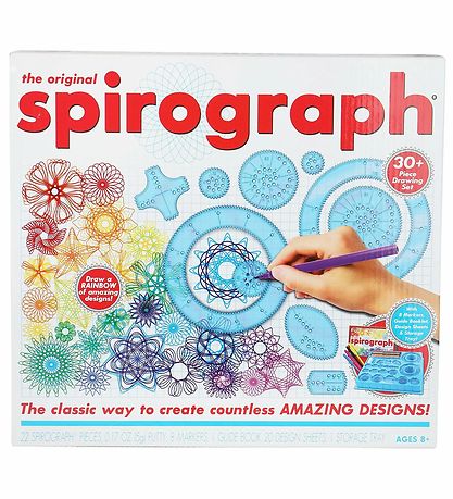 Apprendre à Dessiner Spirograph - 30 Parties - Set av. Marqueurs