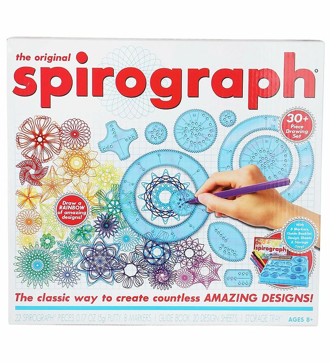Spirograph set with markers