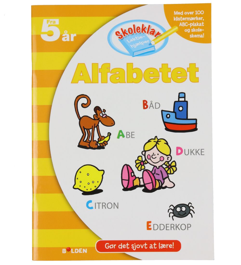 Forlaget Bolden Buch - Das Alphabet - Dänisch - Forlaget Bolden - One Size - Bücher