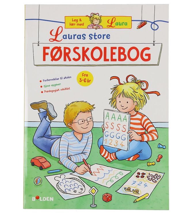 Forlaget Bolden Aktivitetsbog - Lauras Store Førskolebog