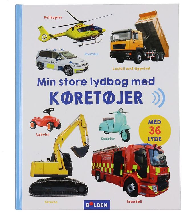 Forlaget Bolden Bog m. Lyd - Min Store Lydbog Med Kørertøjer - D