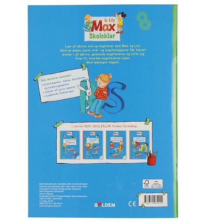 Forlaget Bolden Bog - Max Skoleklar: Leg Med Ord Og Bogstaver - Forlaget Bolden Bog - Max Skoleklar: Leg Med Ord Og Bogstaver -