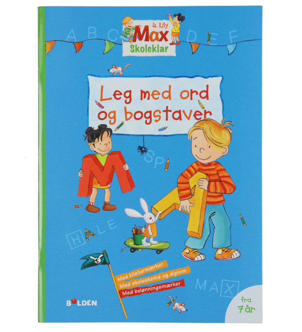 Forlaget Bolden Buch - Max Skoleklar: Spielen Sie mit Worten und - Forlaget Bolden - One Size - Aktivitätsbücher