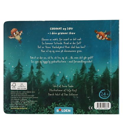 Forlaget Bolden Bog - Godnat Og Sov - I Den Grønne Skov - Dansk Forlaget Bolden Bog - Godnat Og Sov - I Den Grønne Skov - Dansk