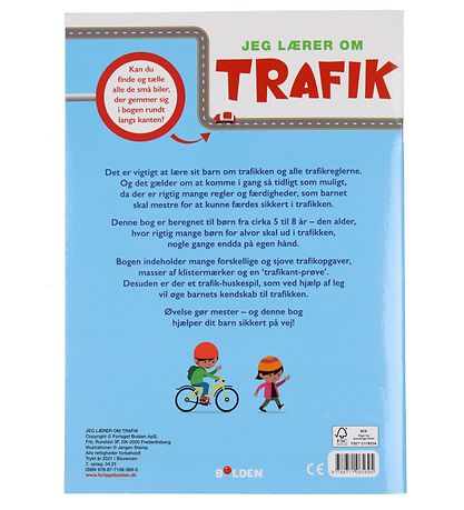 Forlaget Bolden Bog - Jeg Lærer Om Trafikken - Dansk