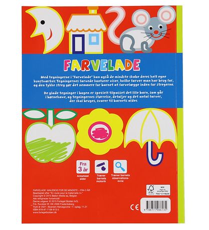 Forlaget Bolden Malebog - Farvelade - For De Mindste - Dansk Forlaget Bolden Malebog - Farvelade - For De Mindste - Dansk