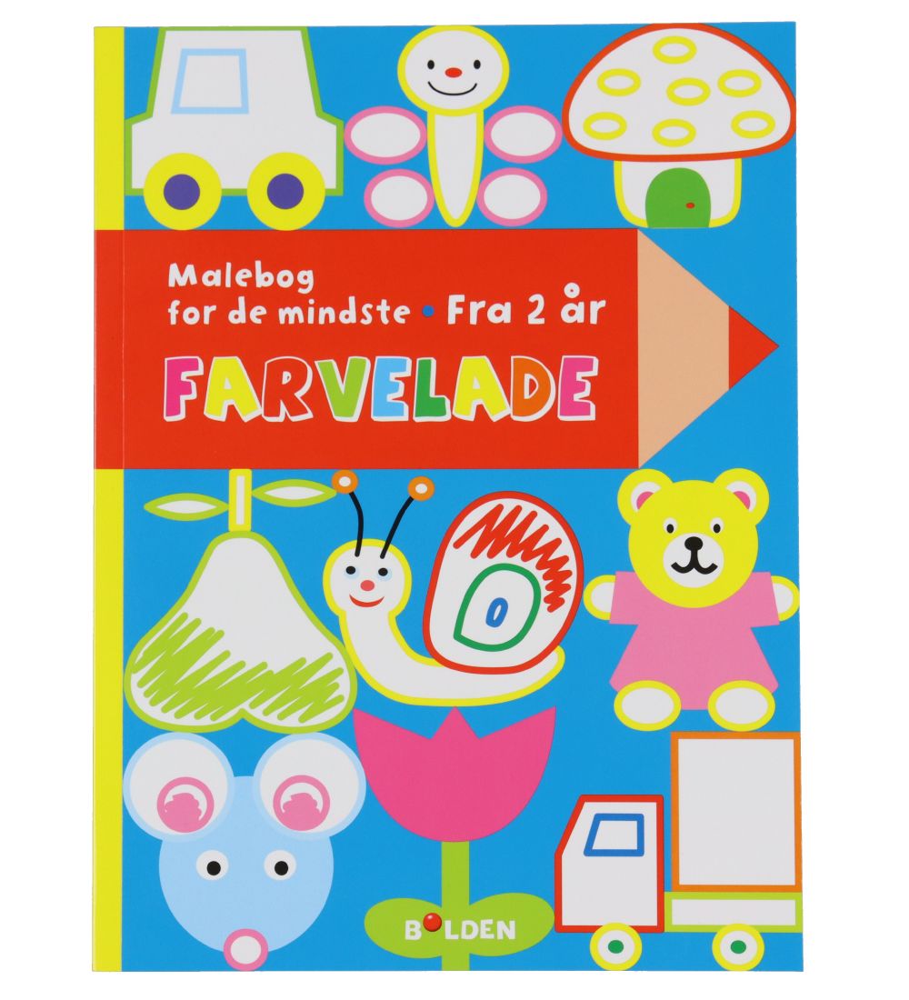 Farvelade - malebog for de mindste - fra 2 år