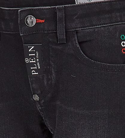 Philipp Plein Jeans - Sort m. Print Philipp Plein Jeans - Sort m. Print