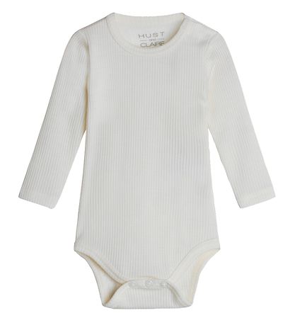 Hust and Claire Body l/æ - Berry - Rib - Uld - Off White Hust and Claire Body l/æ - Berry - Rib - Uld - Off White