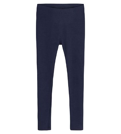 Hust and Claire Leggings - Lane - Rib - Uld - Navy Hust and Claire Leggings - Lane - Rib - Uld - Navy