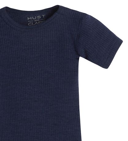 Hust and Claire Body k/æ - Bet - Rib - Uld - Navy Hust and Claire Body k/æ - Bet - Rib - Uld - Navy