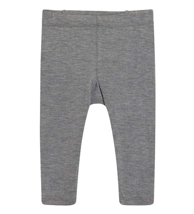 Hust and Claire Leggings - Luc - Bambus - Grå Melange