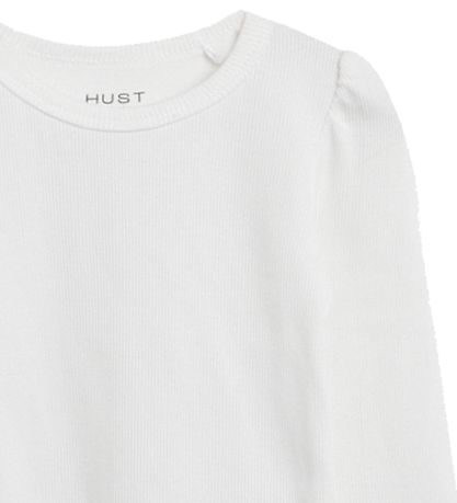 Hust and Claire Bluse - Andia - Rib - Ivory Hust and Claire Bluse - Andia - Rib - Ivory