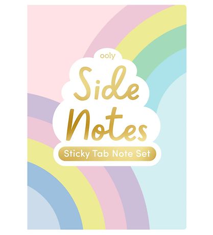 Ooly Sticky Notes Bog - Side Notes - Pastel Rainbows Ooly Sticky Notes Bog - Side Notes - Pastel Rainbows