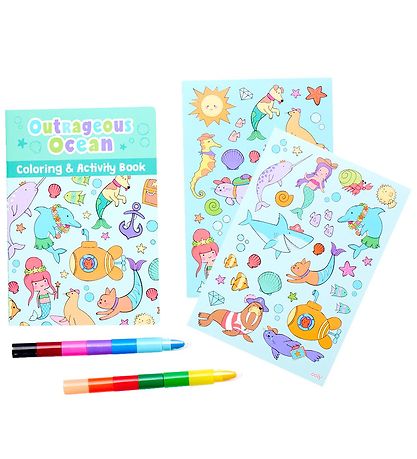 Ooly Aktivitetssæt - Mini Traveler - Outrageous Ocean Ooly Aktivitetssæt - Mini Traveler - Outrageous Ocean