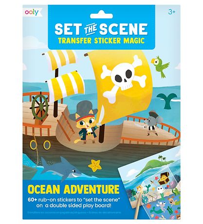 Ensemble d'autocollants Ooly - Préparez le terrain - Ocean Adven