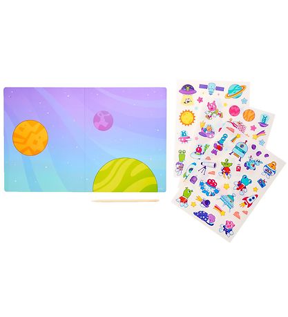 Ooly Klistermærkesæt - Set The Scene - Galaxy Buddies Ooly Klistermærkesæt - Set The Scene - Galaxy Buddies