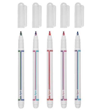 Ooly Tuscher - 5 Stk - Seeing Double Fine Double Tip Markers Ooly Tuscher - 5 Stk - Seeing Double Fine Double Tip Markers