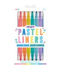 Ooly Dobbeltsidet Tuscher - 8 Stk - Pastel Liners Dual Tip Marke