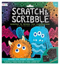 Ooly Scratch & Scribble Sæt - Monster Pals Ooly Scratch & Scribble Sæt - Monster Pals