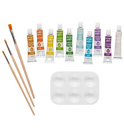 Ooly Paint By Number Sæt - Fantastic Dragon Ooly Paint By Number Sæt - Fantastic Dragon