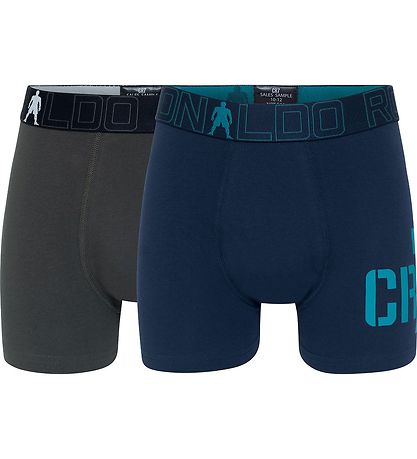 Ronaldo Boxershorts - 2-pak - Grøn/Blå Ronaldo Boxershorts - 2-pak - Grøn/Blå